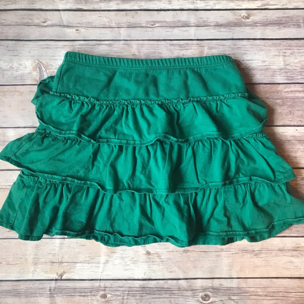 Mini Boden Tiered Sweatshirt Skirt